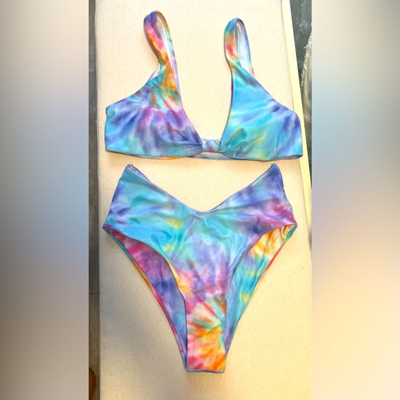 Tie Dye Bikini Swimsuit - Picture 1 of 4